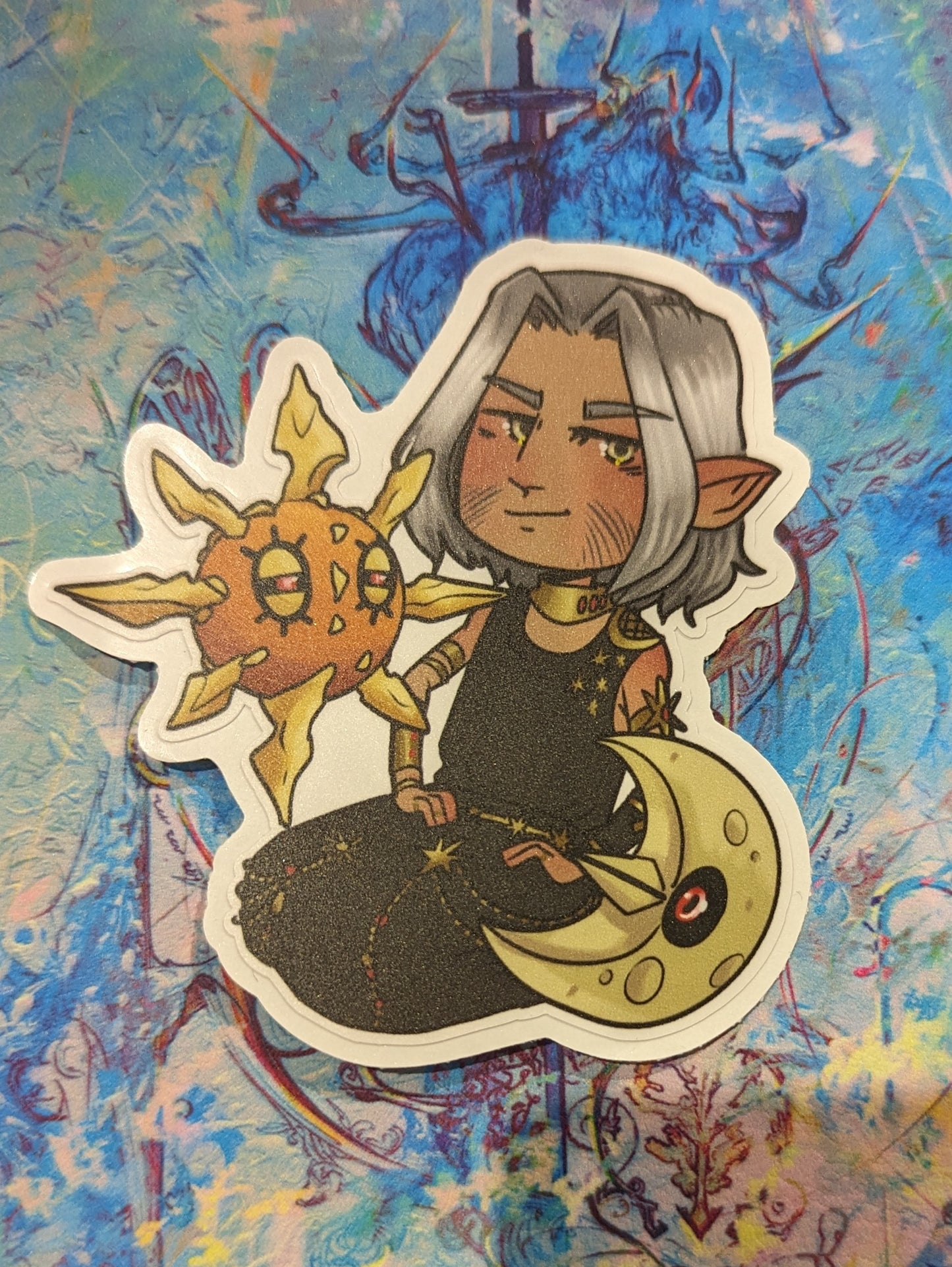 Scion of the celestials (sticker)