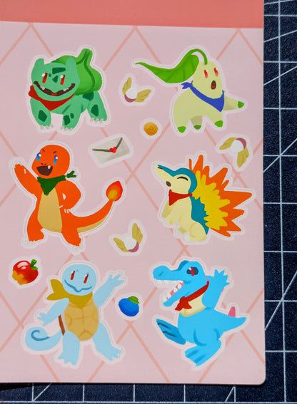 Mystery Dungeon Sticker Sheet