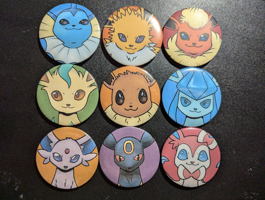 eeveelutions buttons